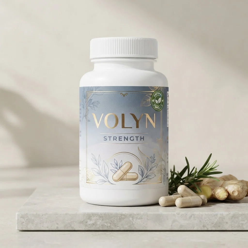 Volyn Strength pullo vitamiineilla ja mineraaleilla